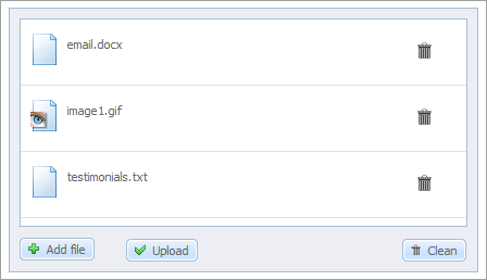 dhtmlxVault - File Uploader dhtmlxVault - File Uploader