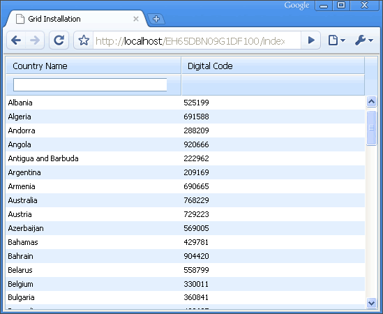 Quick Tables - GridView Quick Tables - GridView