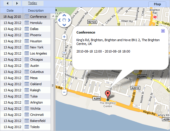 Map View