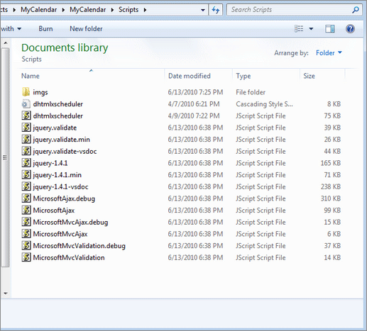dhtmlxScheduler Files dhtmlxScheduler Files