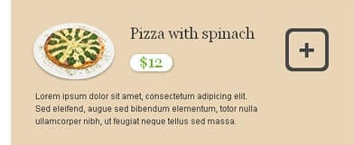 Menu Item Template - Portrait Mode Menu Item Template - Portrait Mode