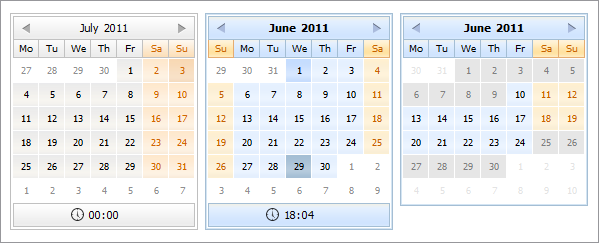 DHTMLX 3.0 - New dhtmlxCalendar DHTMLX 3.0 - New dhtmlxCalendar