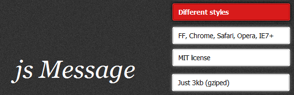 JavaScript Message Library from DHTMLX JavaScript Message Library from DHTMLX