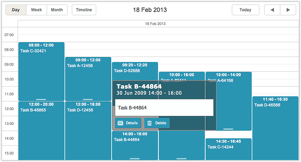 dhtmlxScheduler 3.7 - Quick Info Popup dhtmlxScheduler 3.7 - Quick Info Popup