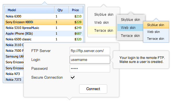 dhtmlxPopup - JavaScript Popup Box dhtmlxPopup - JavaScript Popup Box