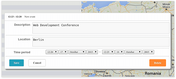 Lightbox in Map View